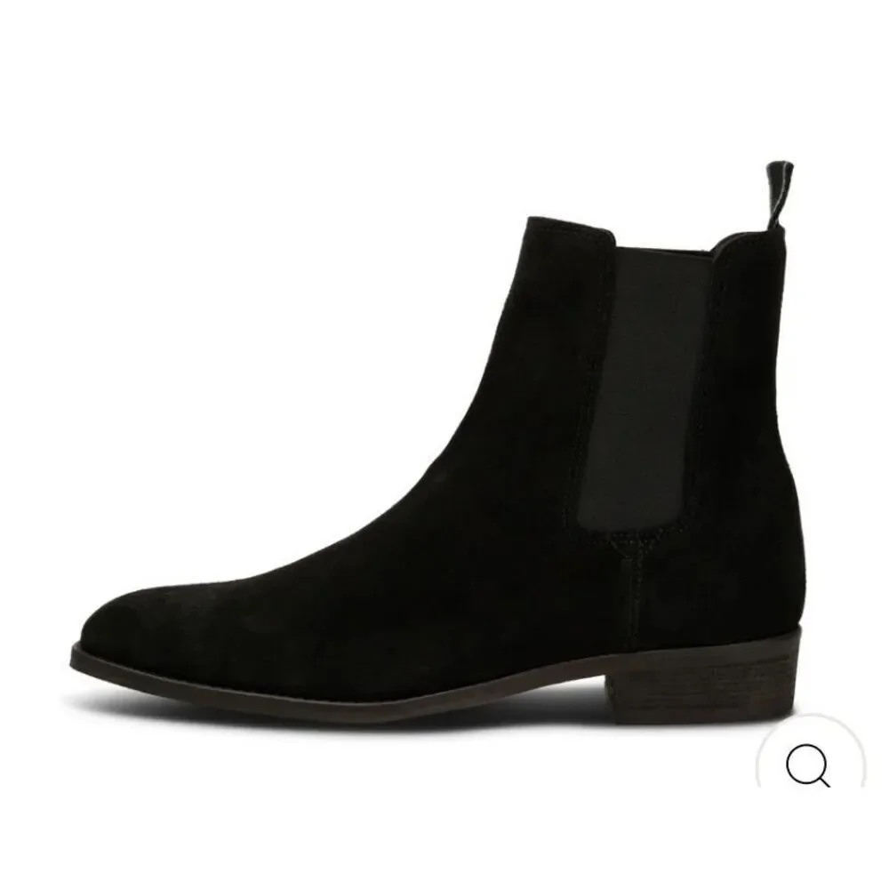 Shoe the Bear ELI CHELSEA BOOT in Black SUEDE Size 45 /12